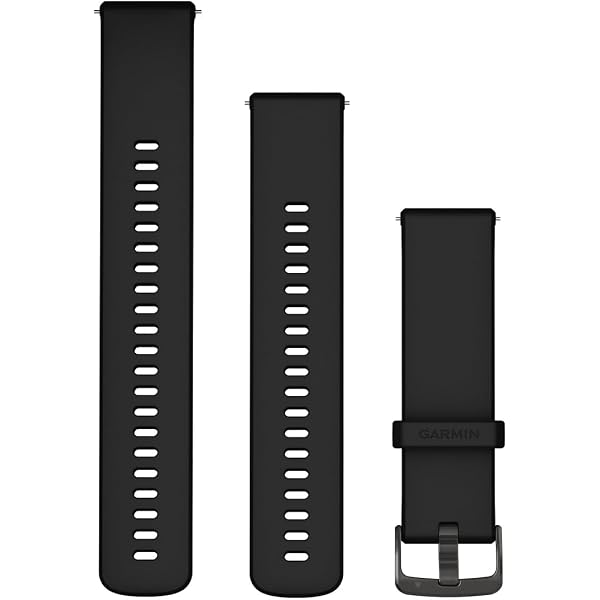 Amazon.com: Garmin Venu 4 22mm Quick Release Silicone Band, Silver